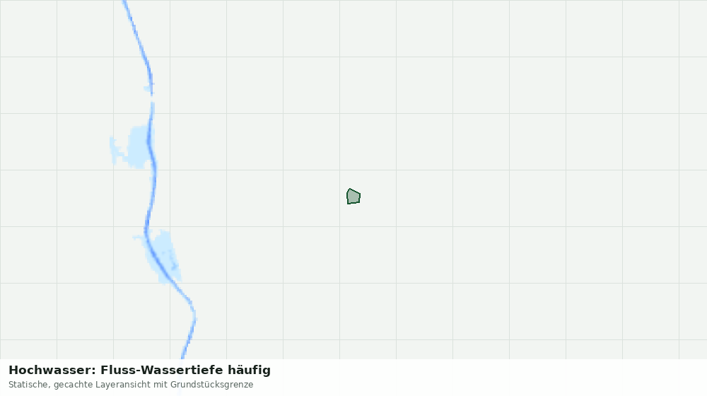 Statische Kartenansicht: Hochwasser: Fluss-Wassertiefe häufig