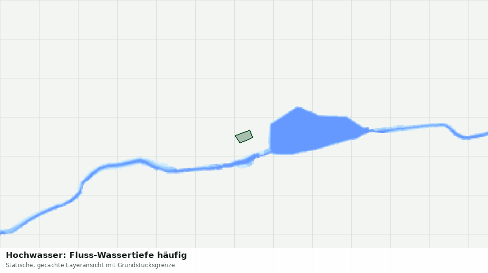 Statische Kartenansicht: Hochwasser: Fluss-Wassertiefe häufig