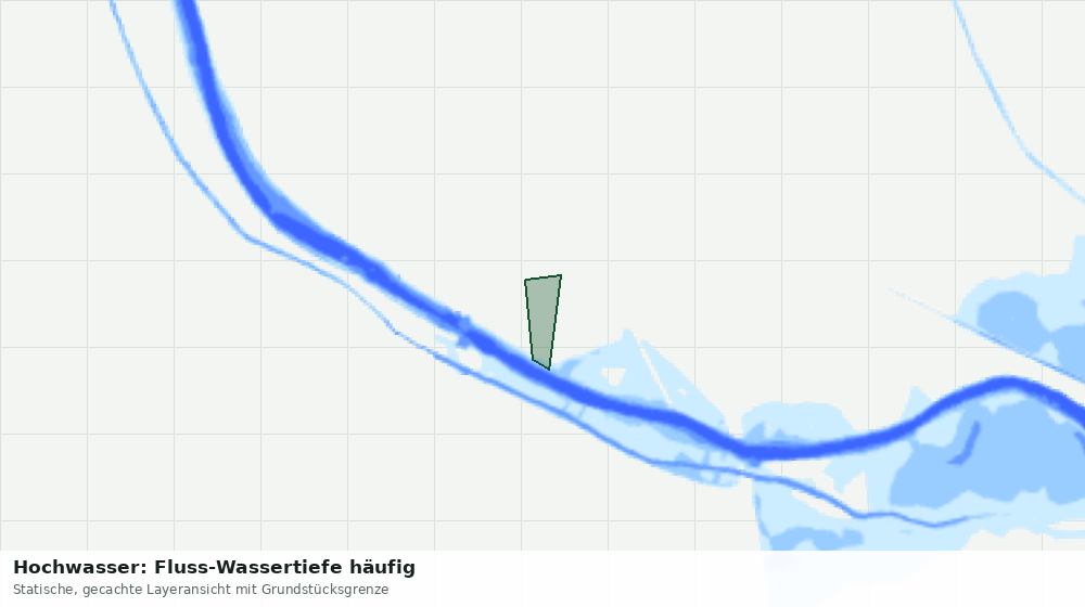 Statische Kartenansicht: Hochwasser: Fluss-Wassertiefe häufig