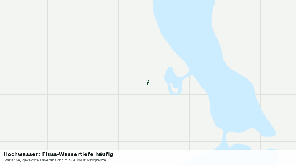 Statische Kartenansicht: Hochwasser: Fluss-Wassertiefe häufig