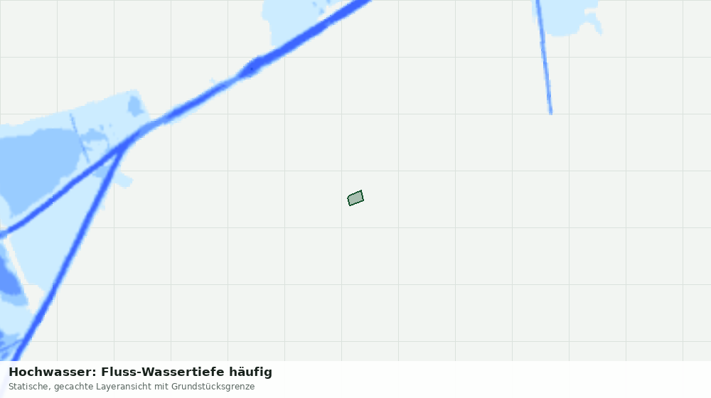 Statische Kartenansicht: Hochwasser: Fluss-Wassertiefe häufig