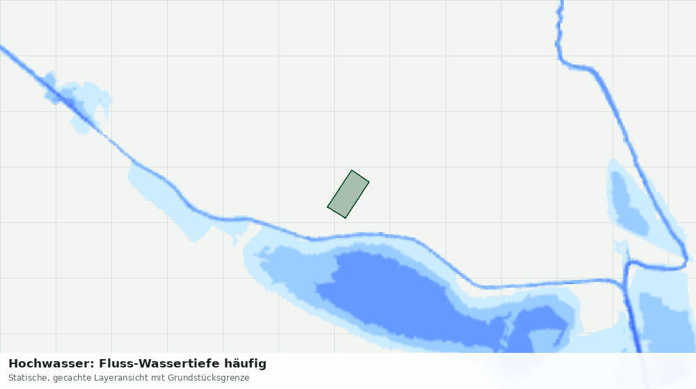 Statische Kartenansicht: Hochwasser: Fluss-Wassertiefe häufig