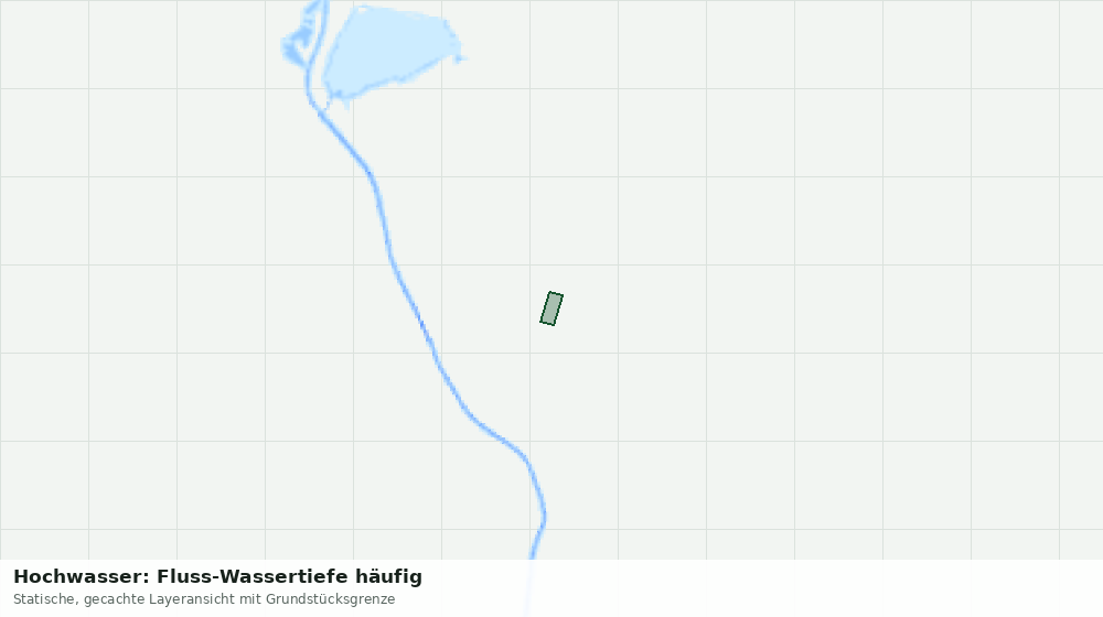 Statische Kartenansicht: Hochwasser: Fluss-Wassertiefe häufig