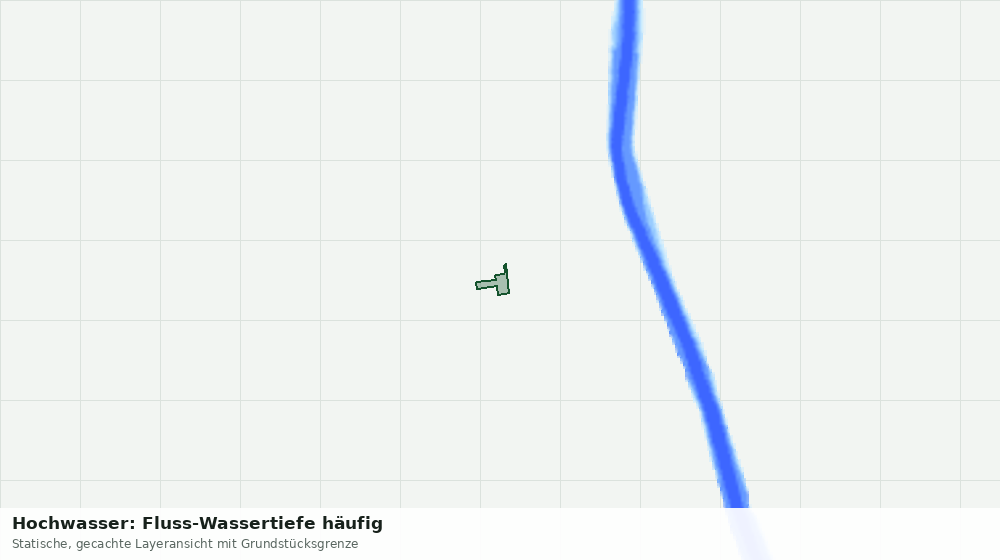 Statische Kartenansicht: Hochwasser: Fluss-Wassertiefe häufig