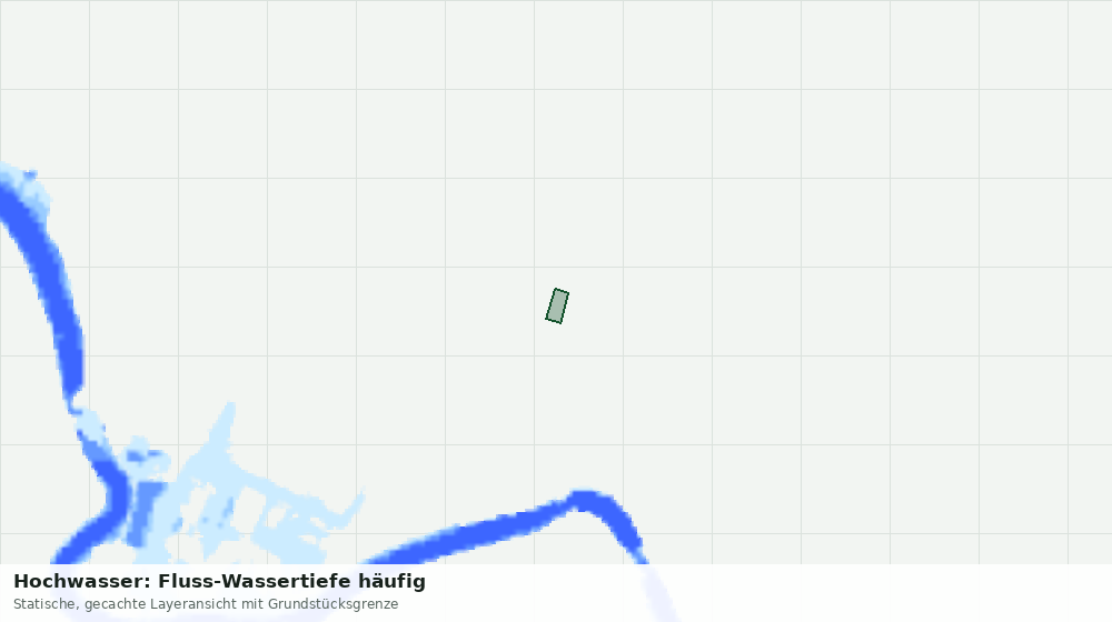 Statische Kartenansicht: Hochwasser: Fluss-Wassertiefe häufig