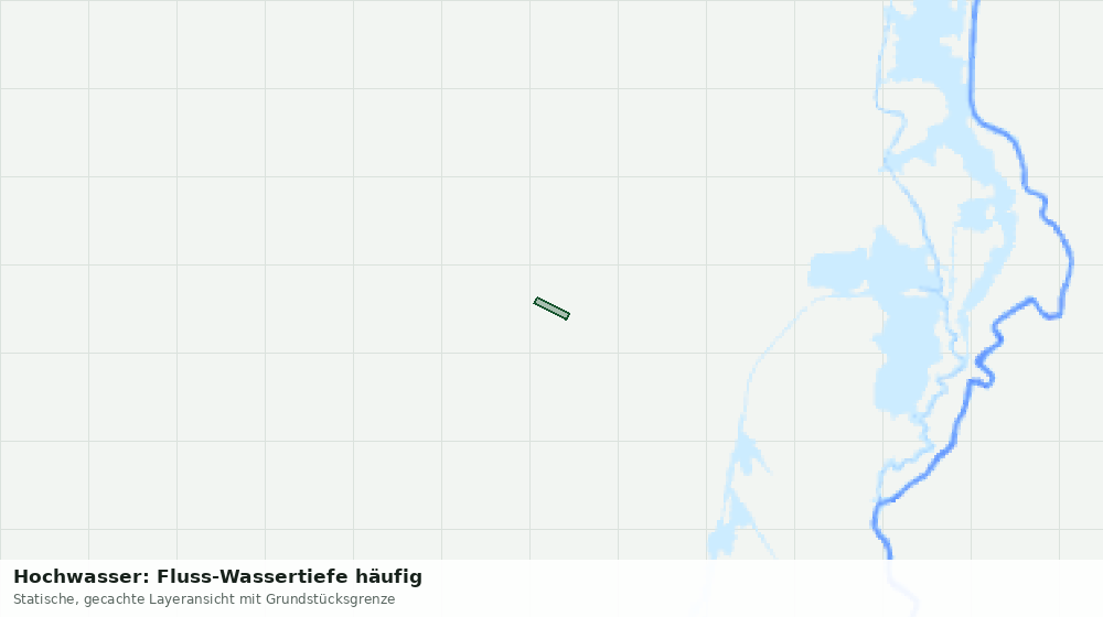 Statische Kartenansicht: Hochwasser: Fluss-Wassertiefe häufig