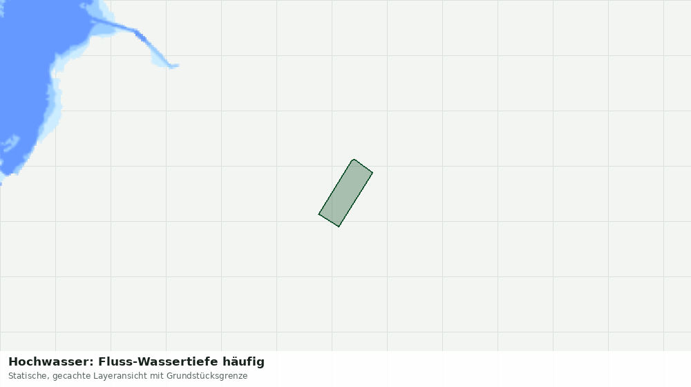 Statische Kartenansicht: Hochwasser: Fluss-Wassertiefe häufig