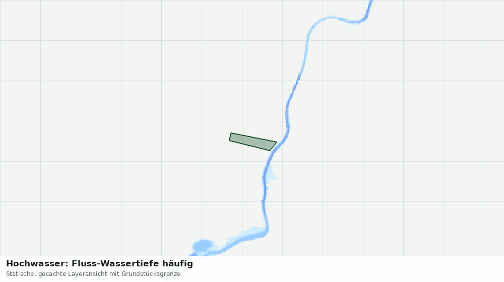 Statische Kartenansicht: Hochwasser: Fluss-Wassertiefe häufig