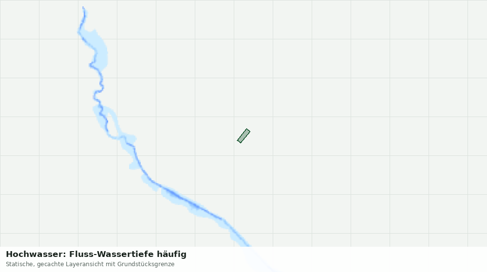 Statische Kartenansicht: Hochwasser: Fluss-Wassertiefe häufig