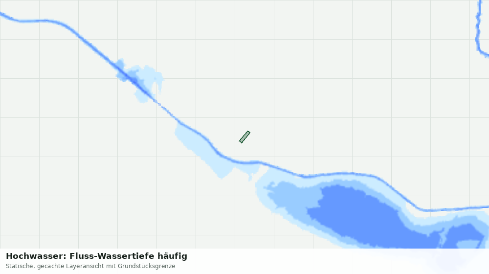 Statische Kartenansicht: Hochwasser: Fluss-Wassertiefe häufig