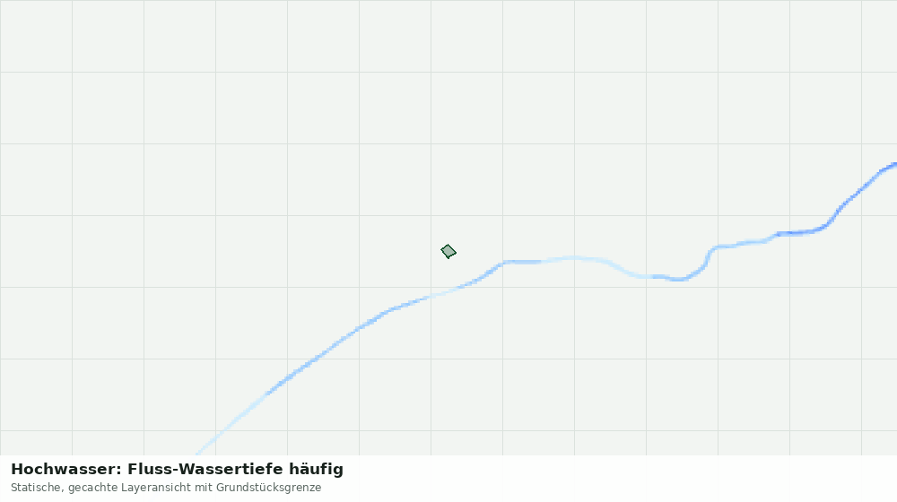 Statische Kartenansicht: Hochwasser: Fluss-Wassertiefe häufig