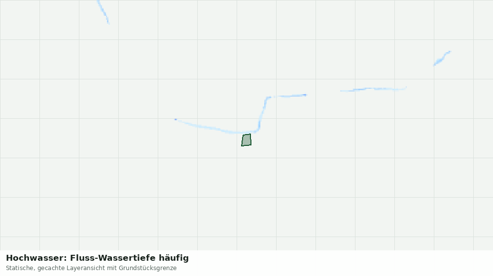 Statische Kartenansicht: Hochwasser: Fluss-Wassertiefe häufig