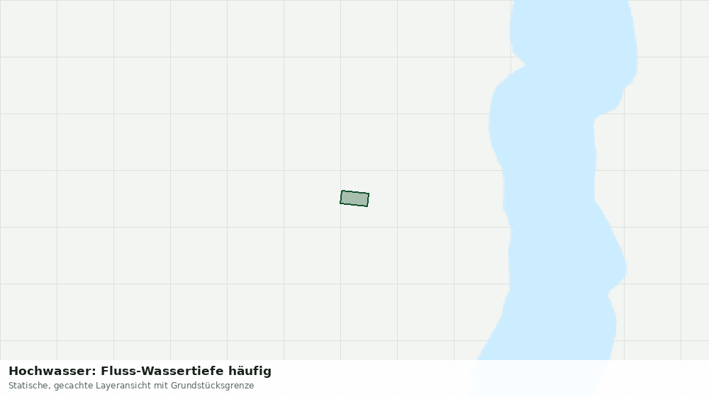 Statische Kartenansicht: Hochwasser: Fluss-Wassertiefe häufig