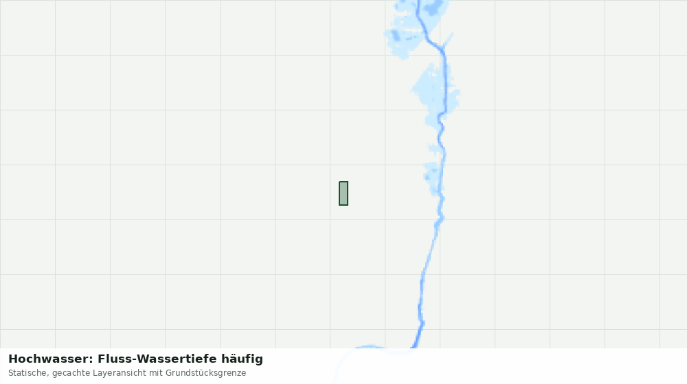 Statische Kartenansicht: Hochwasser: Fluss-Wassertiefe häufig