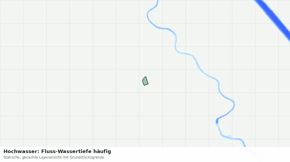 Statische Kartenansicht: Hochwasser: Fluss-Wassertiefe häufig