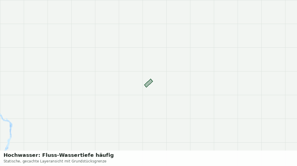 Statische Kartenansicht: Hochwasser: Fluss-Wassertiefe häufig