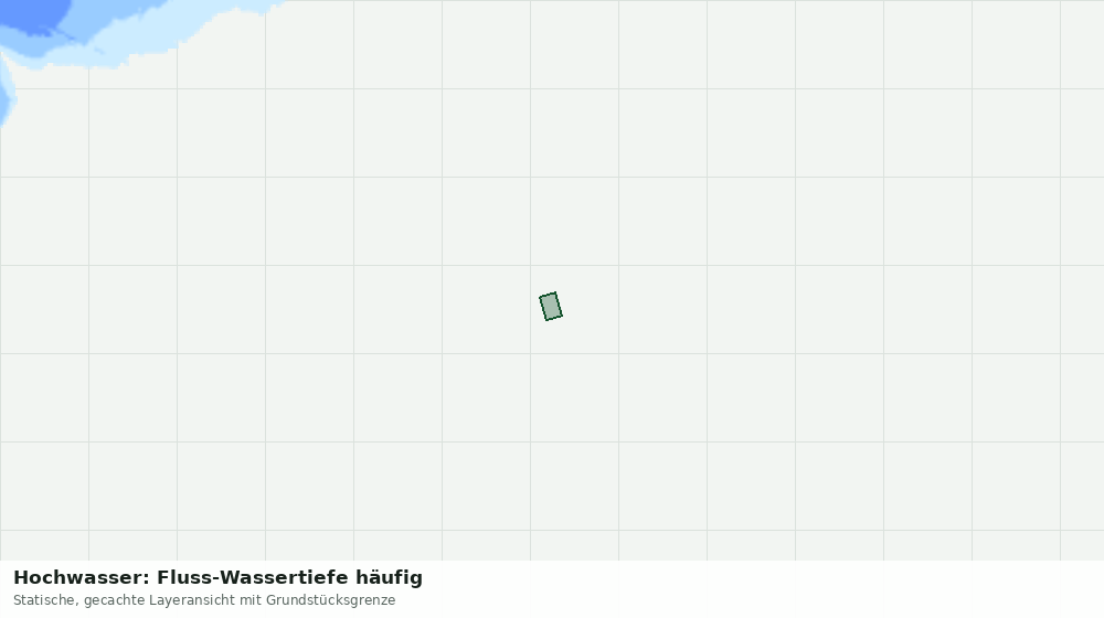 Statische Kartenansicht: Hochwasser: Fluss-Wassertiefe häufig