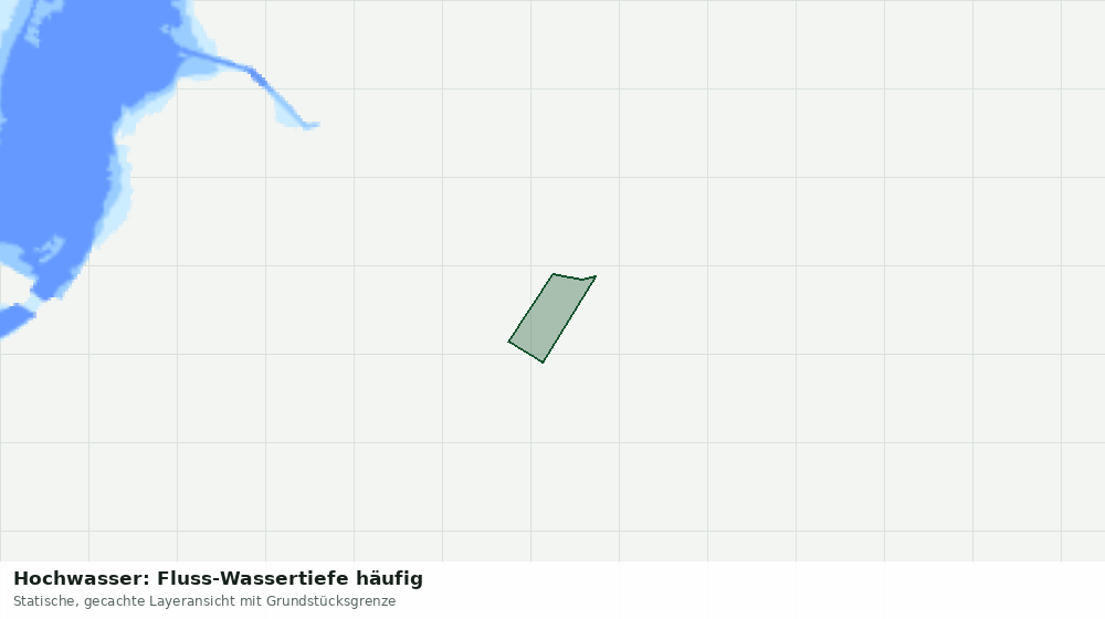 Statische Kartenansicht: Hochwasser: Fluss-Wassertiefe häufig