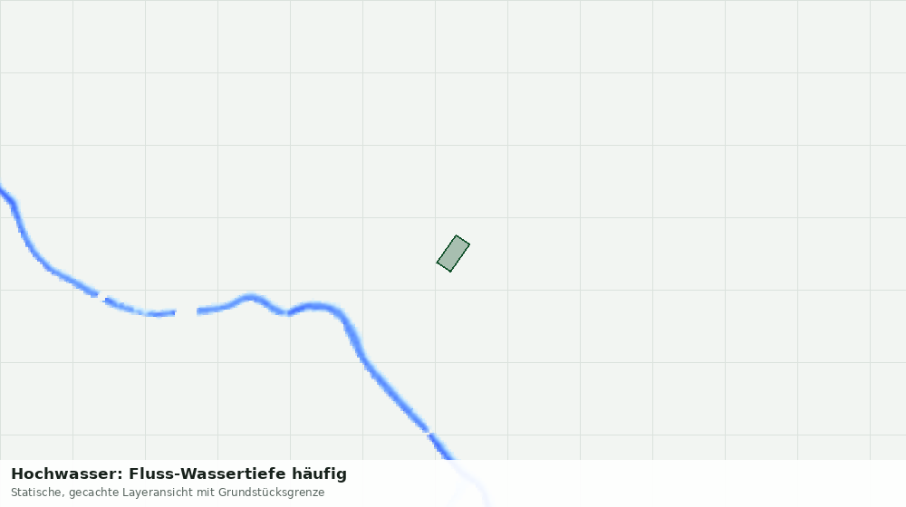 Statische Kartenansicht: Hochwasser: Fluss-Wassertiefe häufig