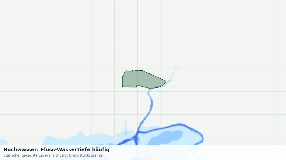 Statische Kartenansicht: Hochwasser: Fluss-Wassertiefe häufig