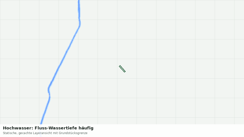 Statische Kartenansicht: Hochwasser: Fluss-Wassertiefe häufig