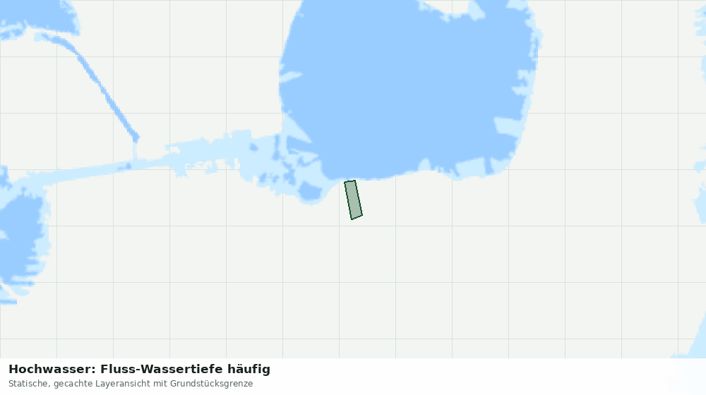 Statische Kartenansicht: Hochwasser: Fluss-Wassertiefe häufig
