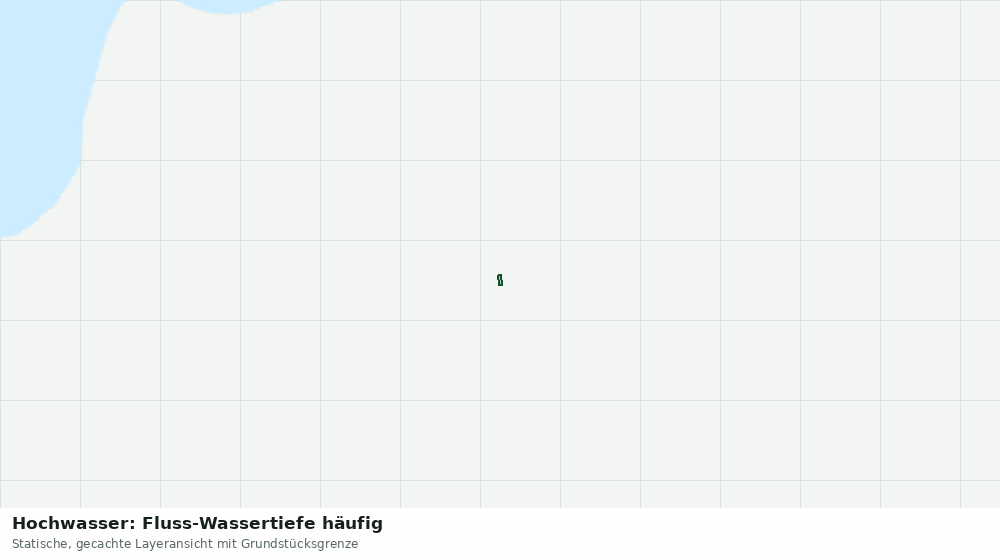 Statische Kartenansicht: Hochwasser: Fluss-Wassertiefe häufig