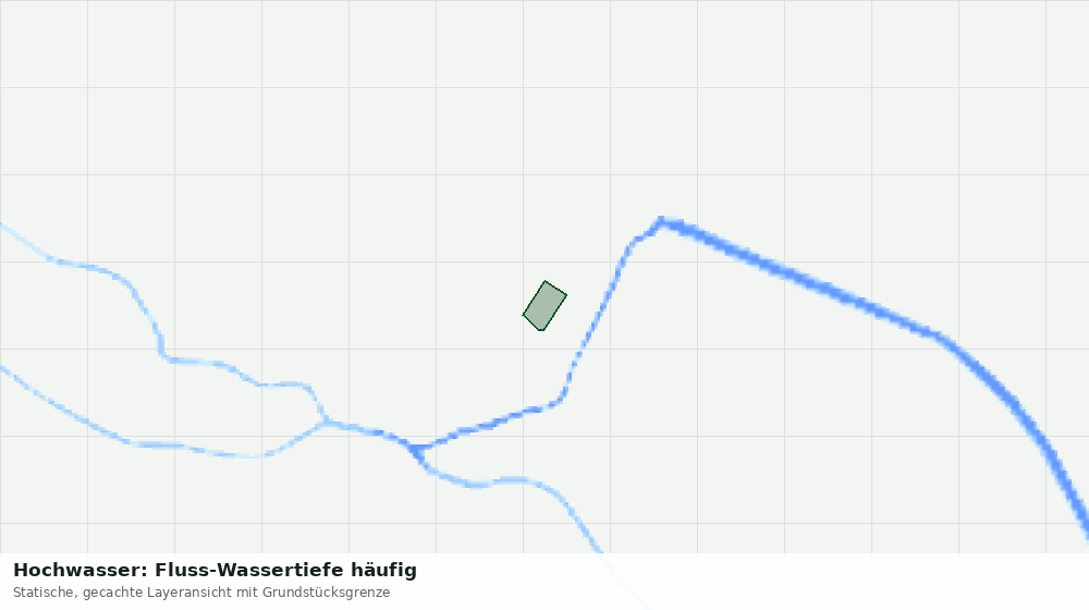 Statische Kartenansicht: Hochwasser: Fluss-Wassertiefe häufig
