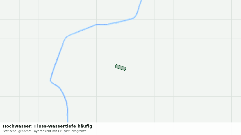 Statische Kartenansicht: Hochwasser: Fluss-Wassertiefe häufig