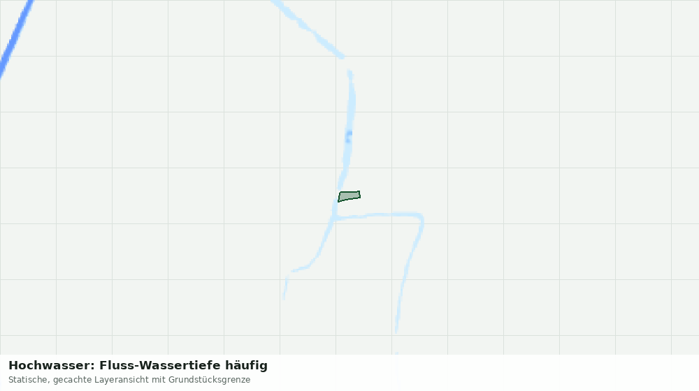 Statische Kartenansicht: Hochwasser: Fluss-Wassertiefe häufig