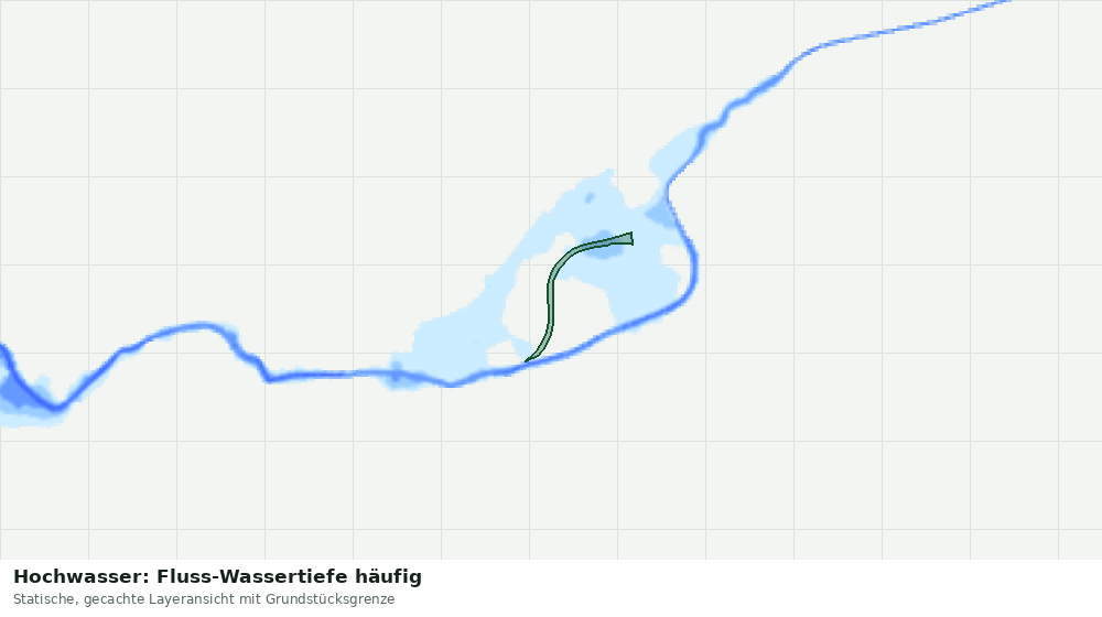 Statische Kartenansicht: Hochwasser: Fluss-Wassertiefe häufig