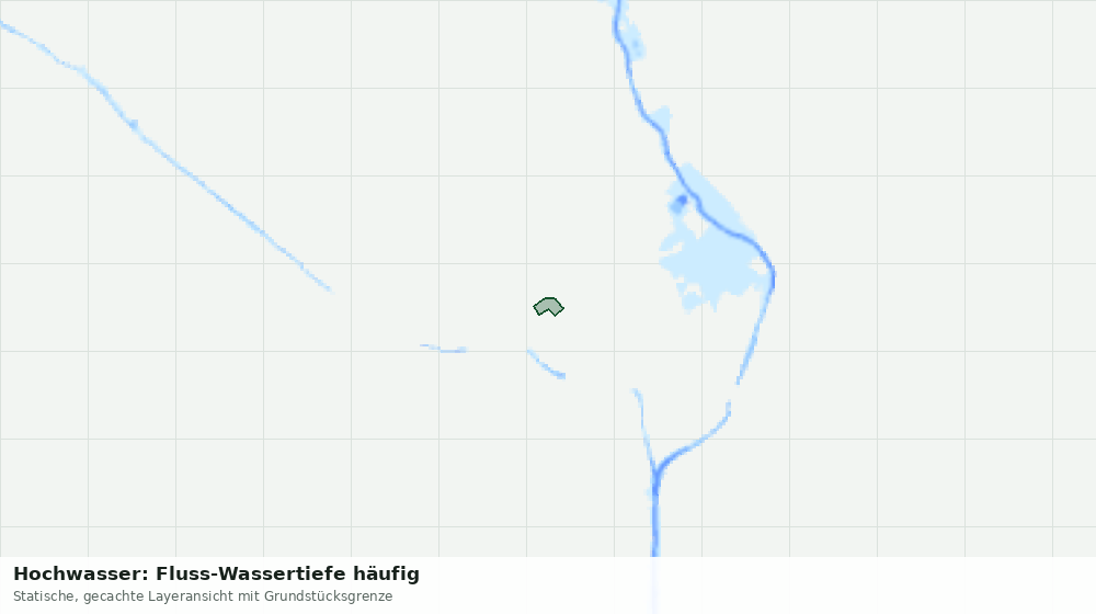 Statische Kartenansicht: Hochwasser: Fluss-Wassertiefe häufig