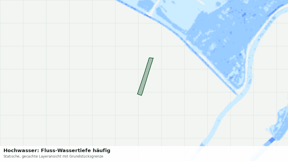 Statische Kartenansicht: Hochwasser: Fluss-Wassertiefe häufig