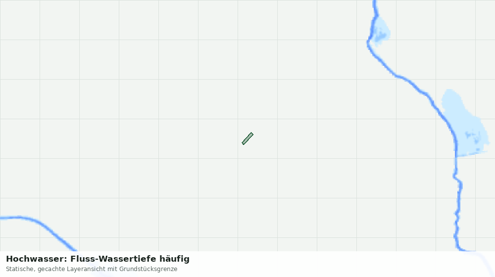Statische Kartenansicht: Hochwasser: Fluss-Wassertiefe häufig
