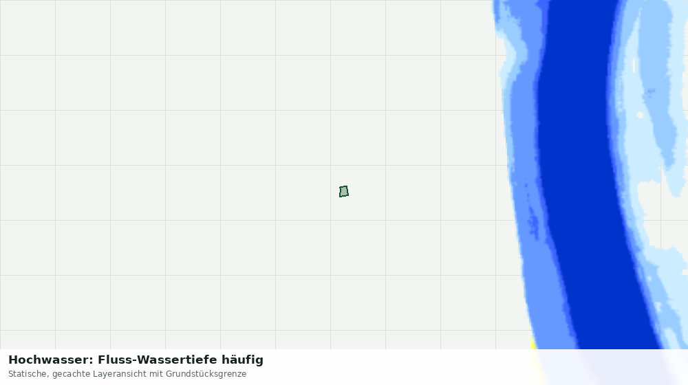 Statische Kartenansicht: Hochwasser: Fluss-Wassertiefe häufig