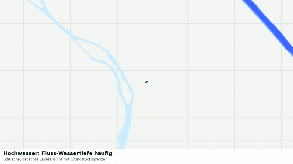 Statische Kartenansicht: Hochwasser: Fluss-Wassertiefe häufig