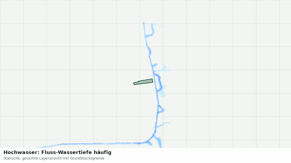 Statische Kartenansicht: Hochwasser: Fluss-Wassertiefe häufig