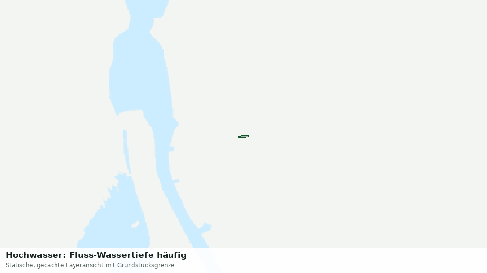 Statische Kartenansicht: Hochwasser: Fluss-Wassertiefe häufig