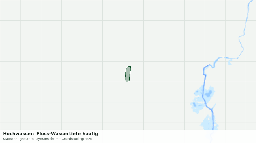 Statische Kartenansicht: Hochwasser: Fluss-Wassertiefe häufig