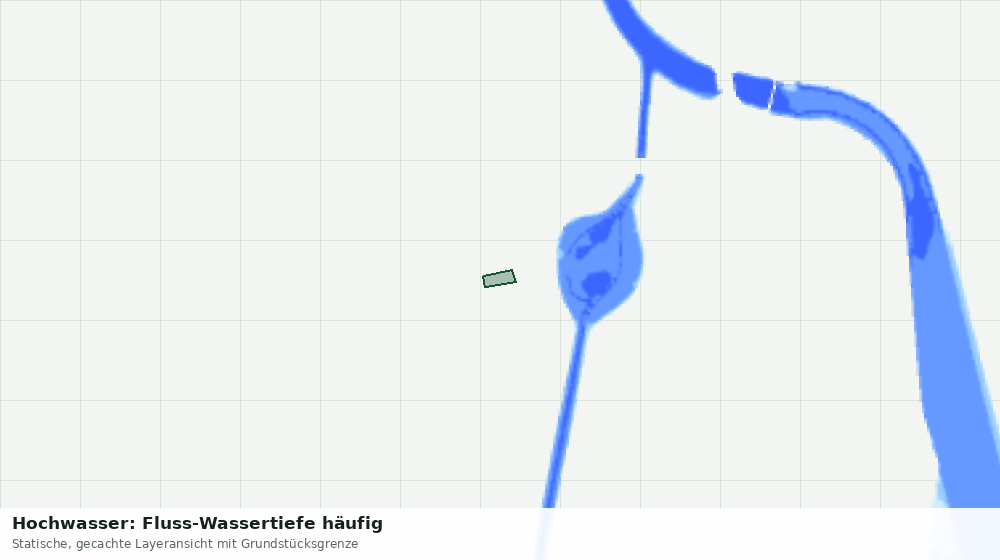 Statische Kartenansicht: Hochwasser: Fluss-Wassertiefe häufig
