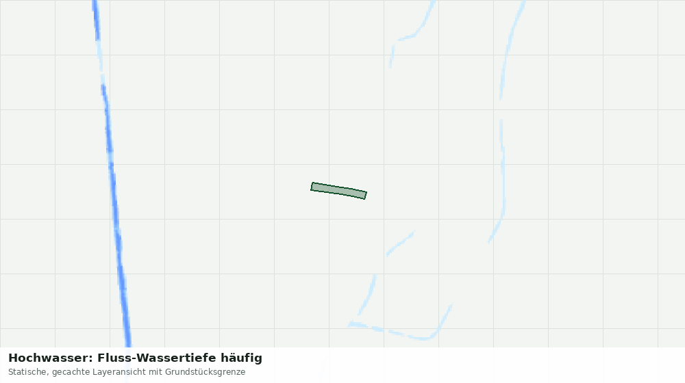 Statische Kartenansicht: Hochwasser: Fluss-Wassertiefe häufig