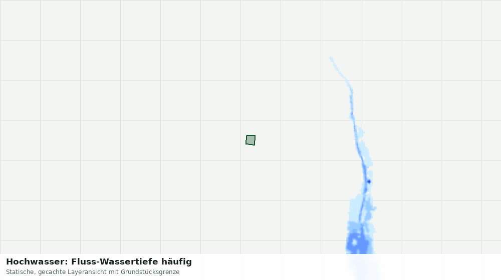 Statische Kartenansicht: Hochwasser: Fluss-Wassertiefe häufig