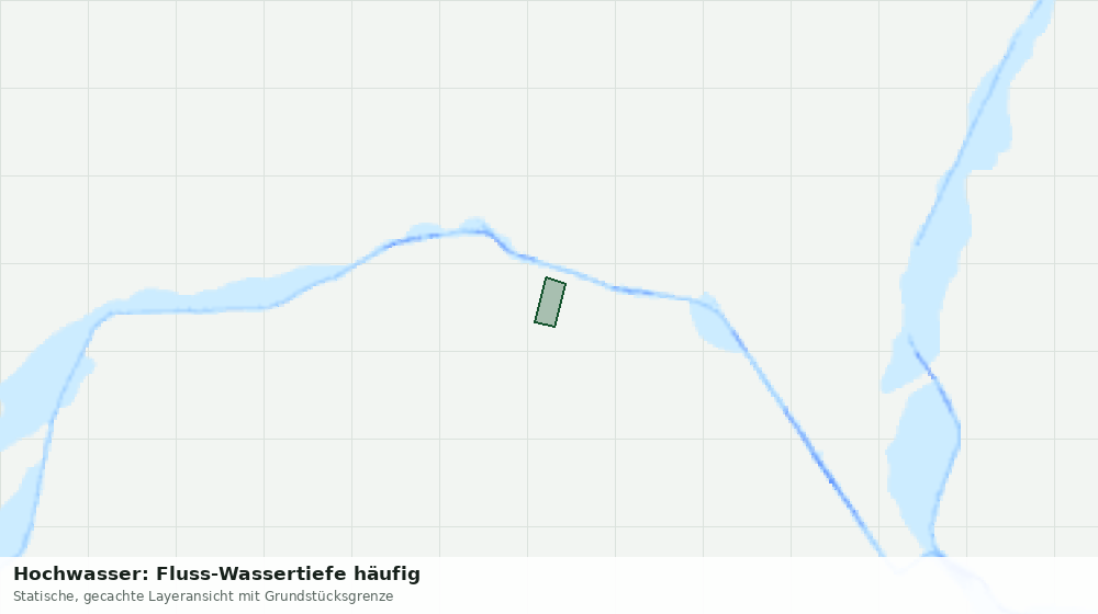 Statische Kartenansicht: Hochwasser: Fluss-Wassertiefe häufig