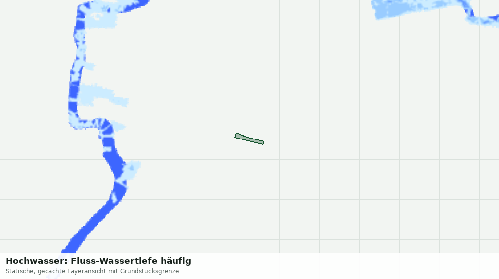 Statische Kartenansicht: Hochwasser: Fluss-Wassertiefe häufig