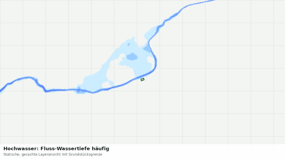 Statische Kartenansicht: Hochwasser: Fluss-Wassertiefe häufig
