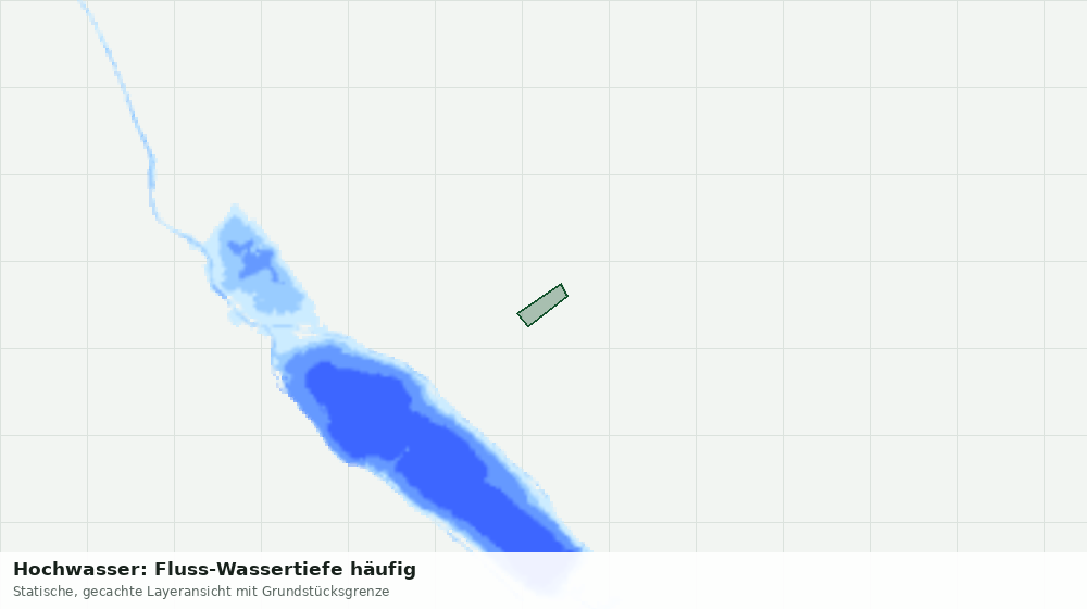 Statische Kartenansicht: Hochwasser: Fluss-Wassertiefe häufig