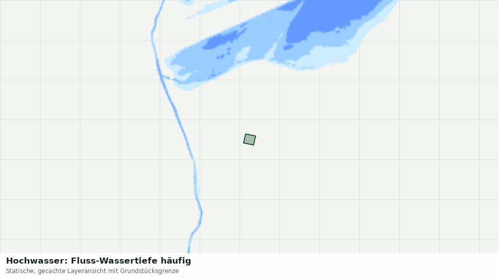 Statische Kartenansicht: Hochwasser: Fluss-Wassertiefe häufig