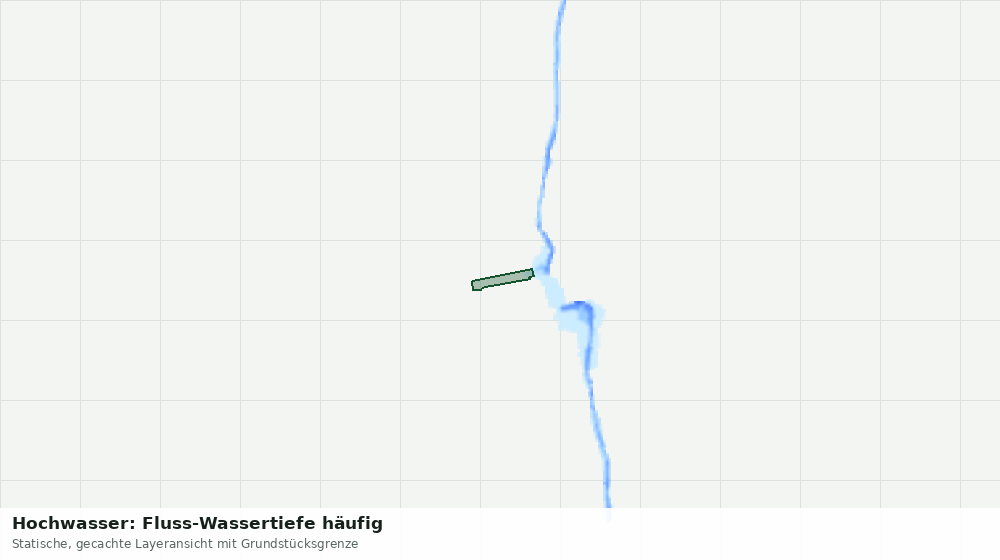 Statische Kartenansicht: Hochwasser: Fluss-Wassertiefe häufig
