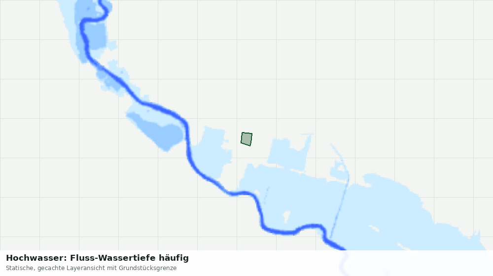 Statische Kartenansicht: Hochwasser: Fluss-Wassertiefe häufig