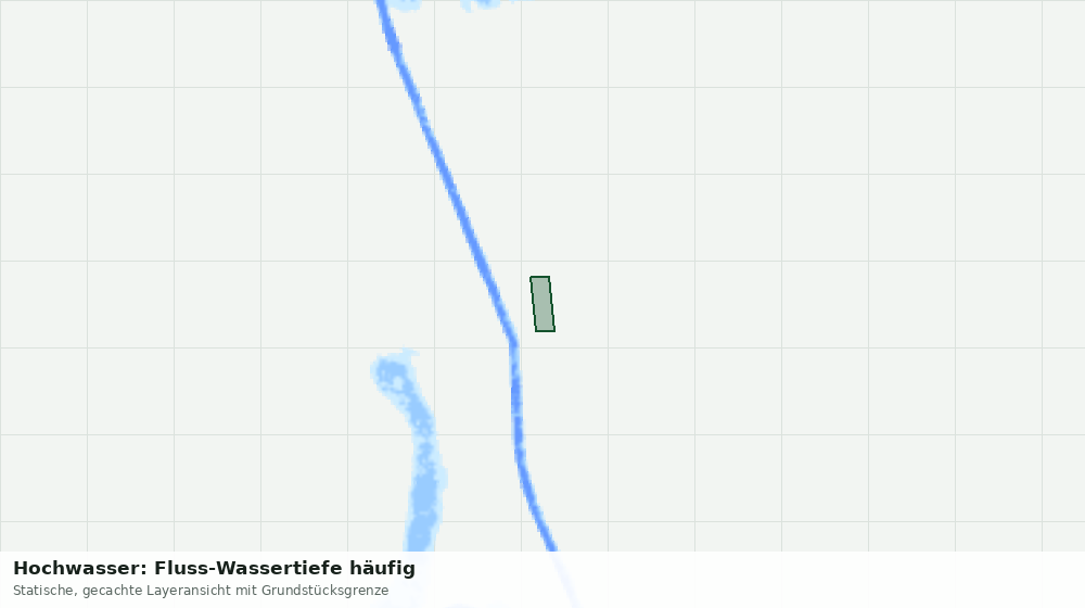 Statische Kartenansicht: Hochwasser: Fluss-Wassertiefe häufig